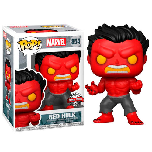 Figura POP Marvel Red Hulk Exclusive