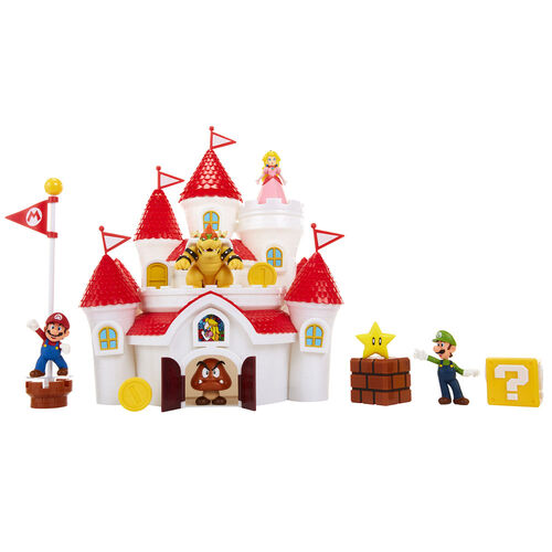 Playset Castillo Deluxe Reino Champiñon Super Mario Bros