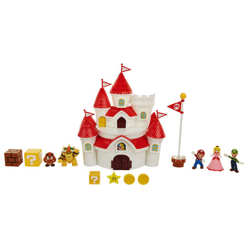 Playset Castillo Deluxe Reino Champiñon Super Mario Bros