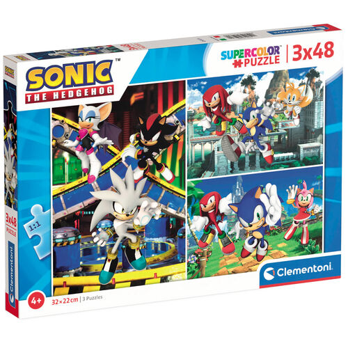 Regalo Set 2 In 1 Sonic Puzzle The Hedgehog - Gadget