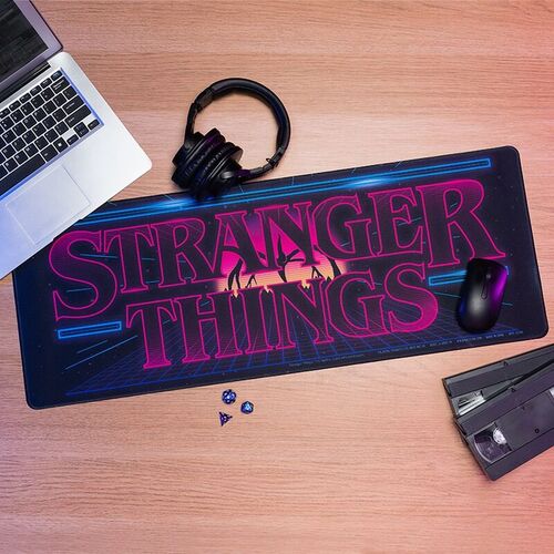 Stranger Things Logo Arcade gaming desk mat