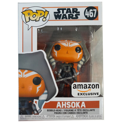 Figura POP Star Wars The Mandalorian Ahsoka Hooded Exclusive