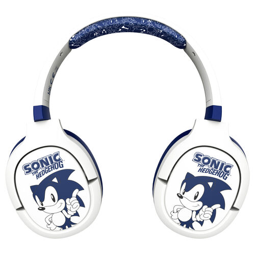 Sega Classic Sonic the Hedgehog white gaming headphones