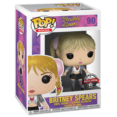 Funko POP And Tee Britney Spears One More Time Exclusive Purple