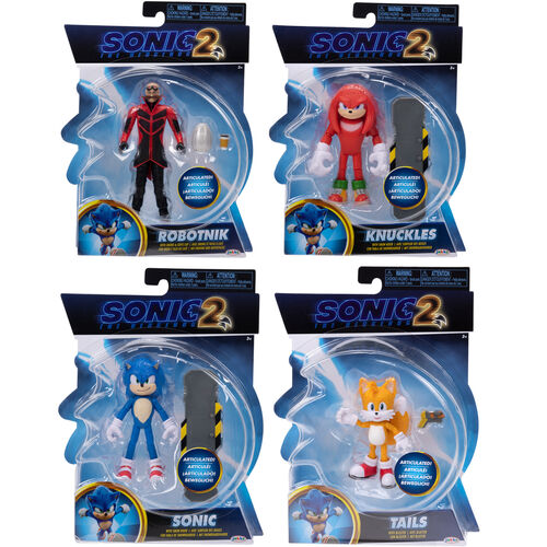 Sonic 2 Figura 6cm Jakks Juguete Coleccionable Febo - FEBO