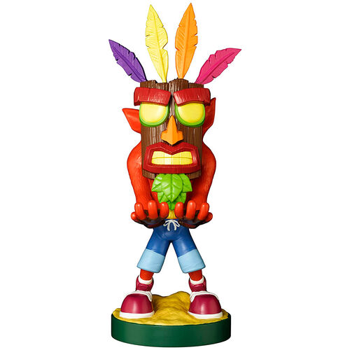 Cable Guy soporte sujecion figura Aku Aku Crash Bandicoot 20cm