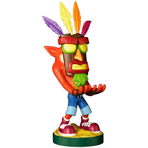 Cable Guy soporte sujecion figura Aku Aku Crash Bandicoot 20cm