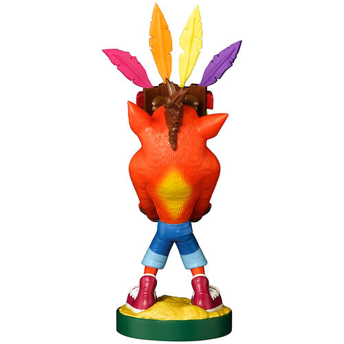 Cable Guy soporte sujecion figura Aku Aku Crash Bandicoot 20cm