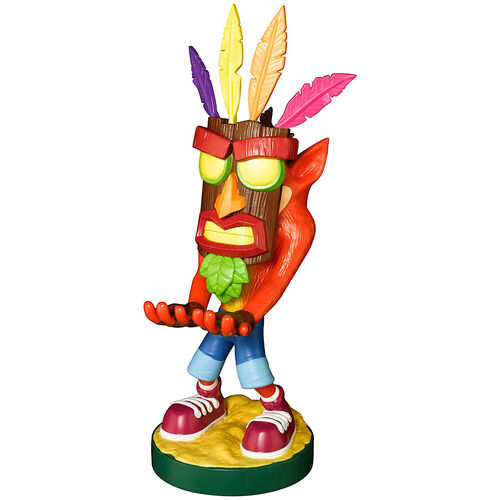 Cable Guy soporte sujecion figura Aku Aku Crash Bandicoot 20cm