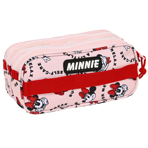 Disney Minnie Me Time triple pencil case