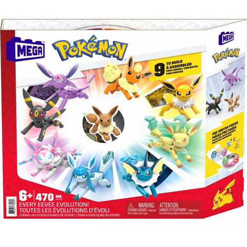 Mega Construx Pokémon Every Eevee Evolution! - 887961770582