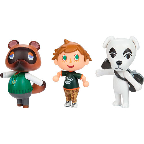 Animal Crossing blister 3 figures 6cm