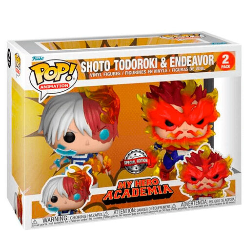 POP pack 2 My Hero Academia Shoto Todoroki & Endeavor Exclusive