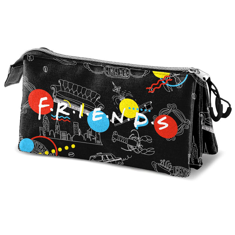 Friends Lights triple pencil case