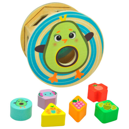 Frootimals Miss Pio Chickicado wheel shape sorter