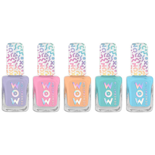 Blister set 5 botes esmalte uñas Wow Generation