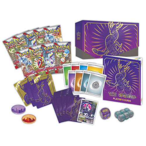 Spanish Pokemon Scarlet and Purple Collectible card game box assorted