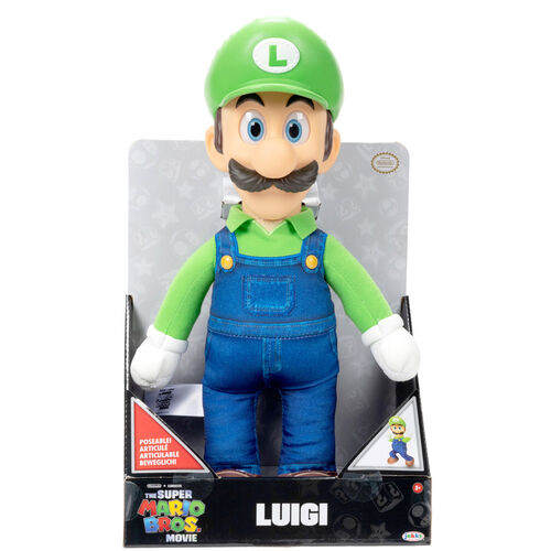 JAKKS PACIFIC Peluche Luigi 25 cm Super Mario pas cher 