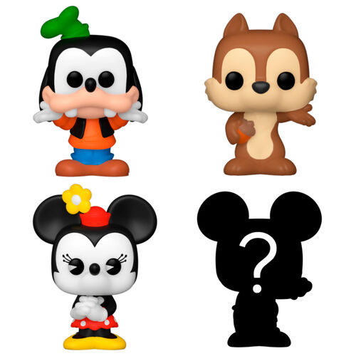 Blister 4 figuras Bitty POP Disney Goofy