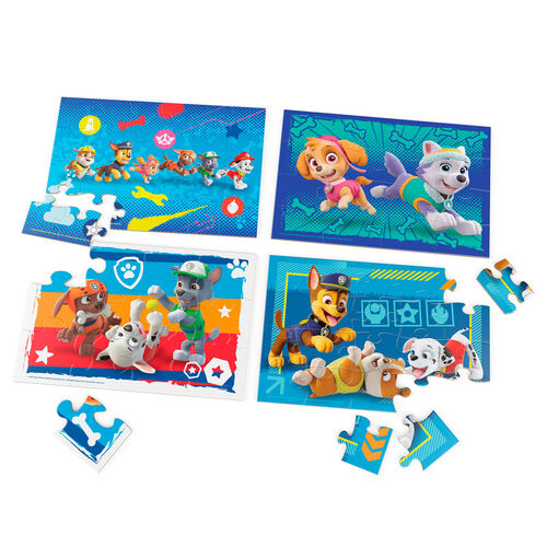 Paw Patrol progresive wooden puzzle 12-16-20-24pcs