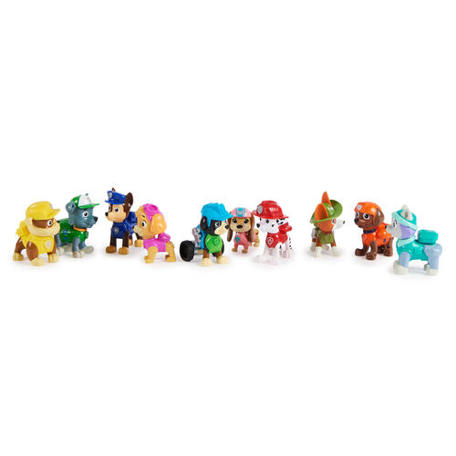 Blister 10 figuras Patrulla Canina Paw Patrol