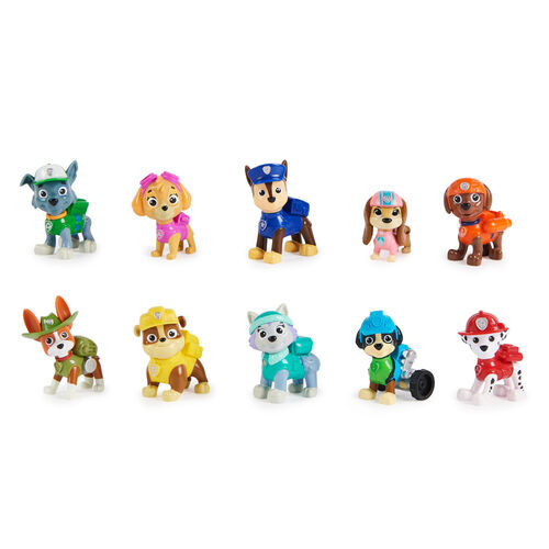 Blister 10 figuras Patrulla Canina Paw Patrol