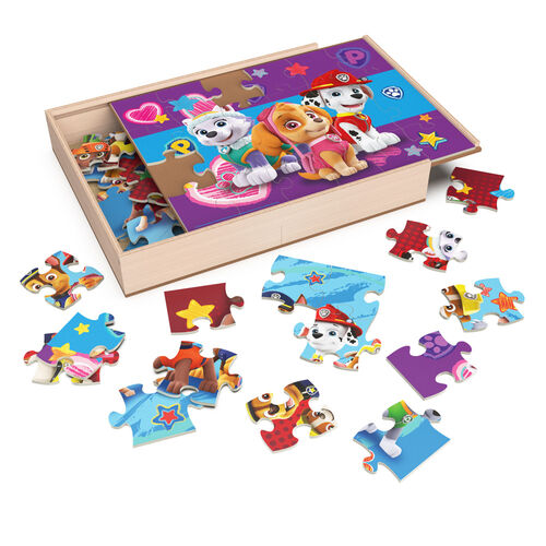 Paw Patrol wooden puzzle 3x24pcs