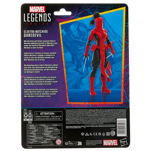 Figura Elektra Natchios Daredevil Spiderman Marvel 15cm