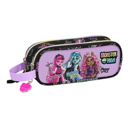 Monster High Character Single Zipper Purple Pencil Case