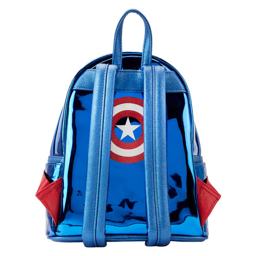 Mochila metallic Capitan America Marvel Loungefly 26cm