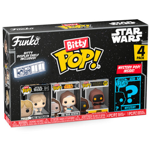 Blister 4 figuras Bitty POP Star Wars Luke