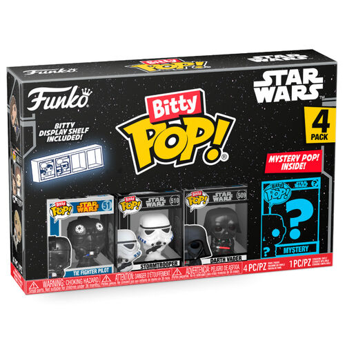 Blister 4 figuras Bitty POP Star Wars Darth Vader