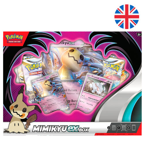 English Pokemon Mimikyu Ex blister set of collectible cards