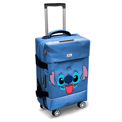 Disney Stitch Face trolley suitcase 55cm