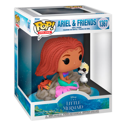 Figura POP Deluxe Disney La Sirenita Ariel & Friends