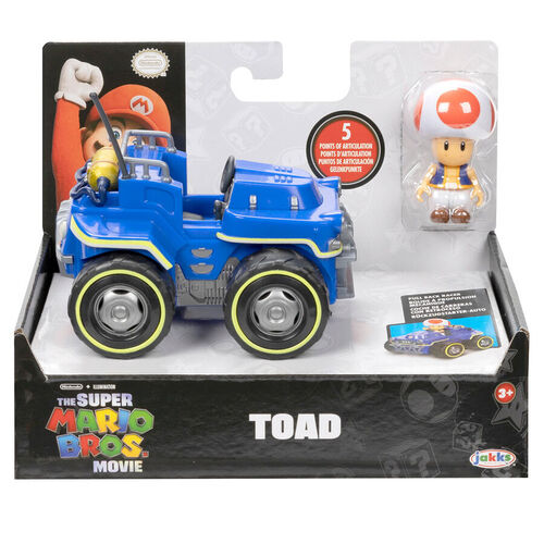 Mario Kart The Movie Super Mario Bros Vehicle + figure assorted 6cm