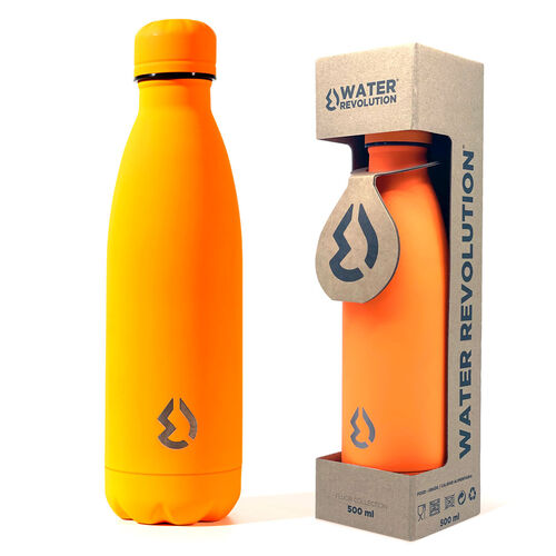 Water Revolution Fluor Orange water bottle 500ml