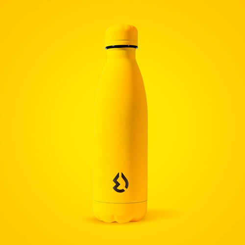 Water Revolution Fluor Yellow water bottle 500ml