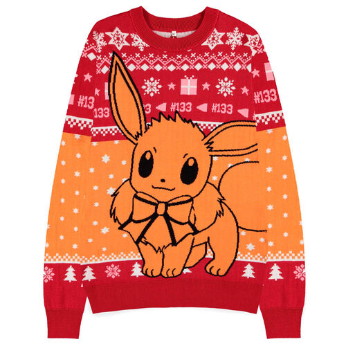 Pokemon Eevee Christmas Jumper