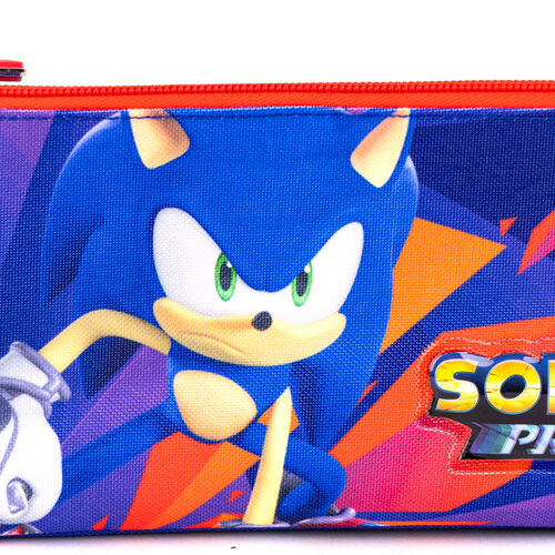 Sonic Prime triple pencil case