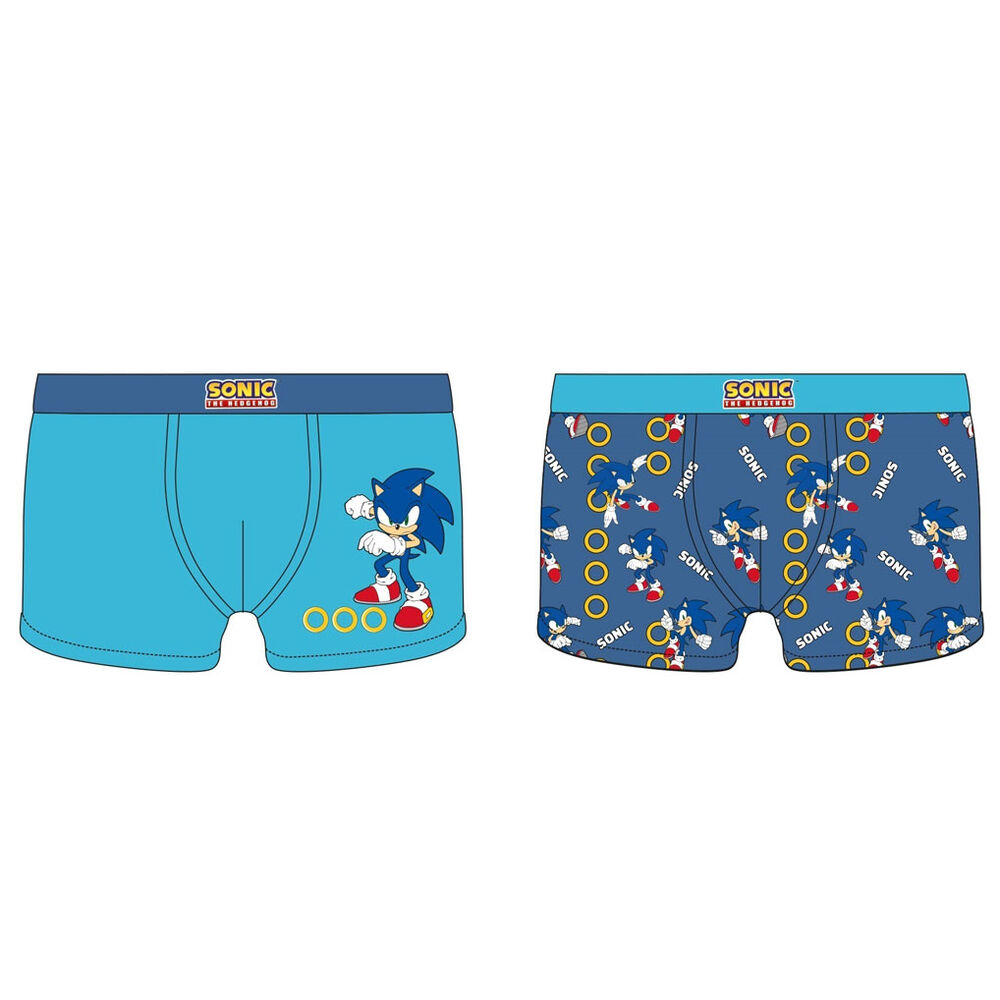 5-pack boxer shorts - Blue/Sonic the Hedgehog - Kids