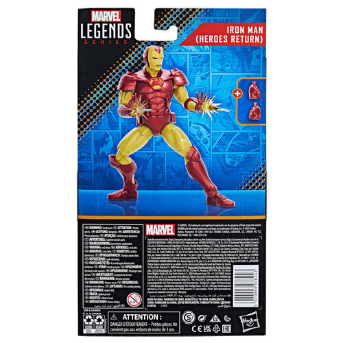 Figura Iron Man Heroes Return Marvel 15cm