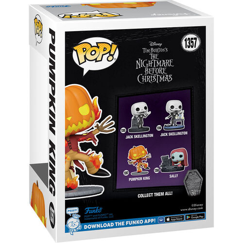 Figura POP Disney Pesadilla Antes de Navidad 30th Anniversary Pumpkin King