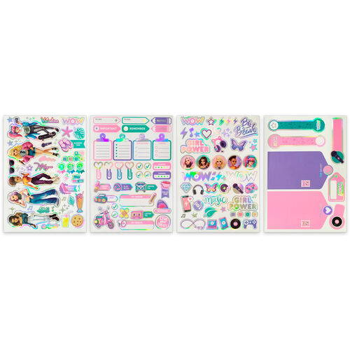 Wow Generation notebook A5 stickers