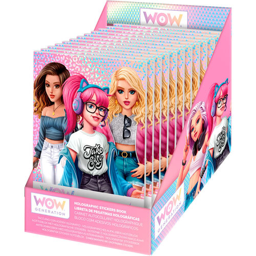 Wow Generation notebook A5 stickers