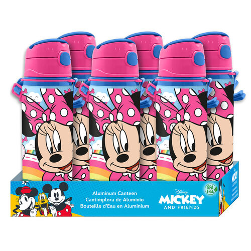 Aluminium Minnie Mouse Water Bottle Disney