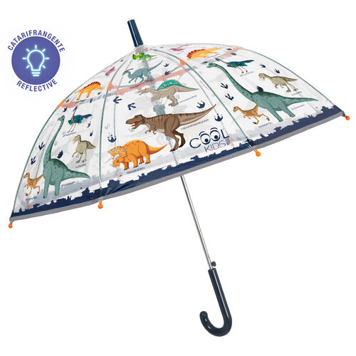 Dinosaurs Transparent automatic umbrella 45cm