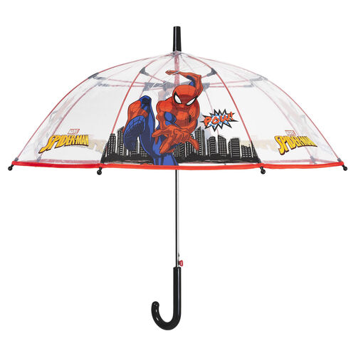 Paraguas automatico transparente Spiderman Marvel 45cm