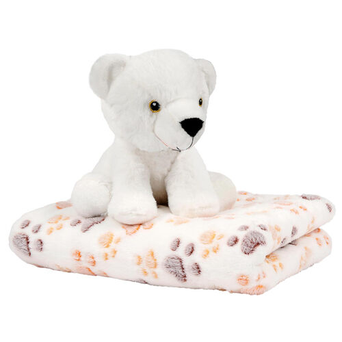 Perry Bear Soft blanket + plush toy 22cm