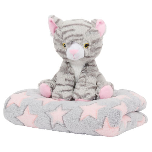 Candy Cat Soft blanket + plush toy 22cm